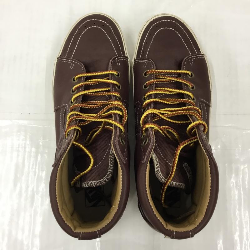 バンズ VANS スニーカー スニーカー レザー 26.5cm ハイカット 26.5cm 無地 茶 / ブラウン /  メンズ USED 古着 中古 10106027