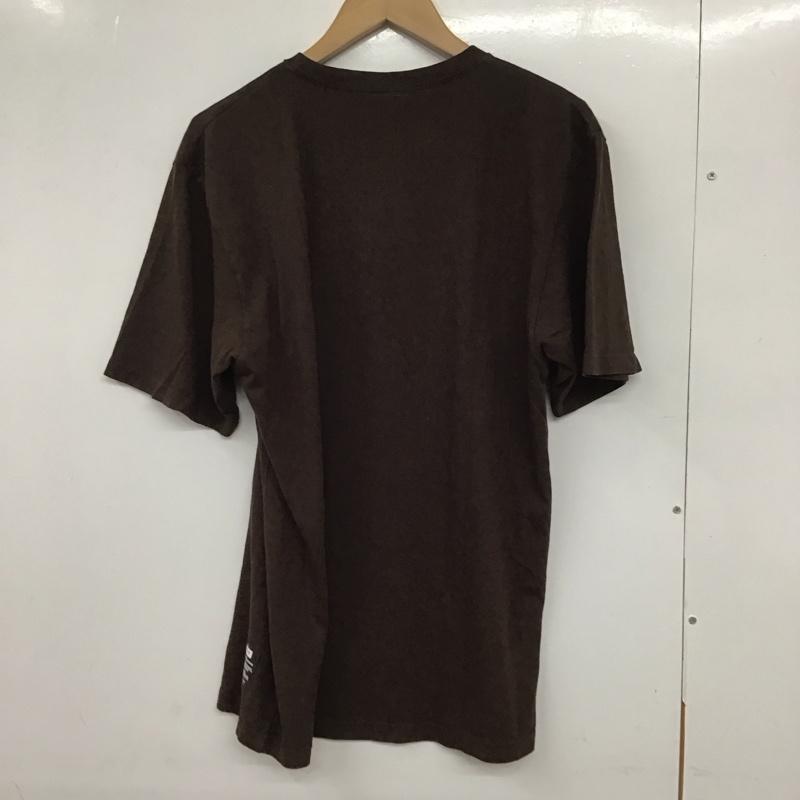 ハフ HUF Tシャツ 半袖 半袖カットソー プリントTシャツ クルーネックカットソー M プリント 茶 / ブラウン /  メンズ USED 古着 中古 10132270