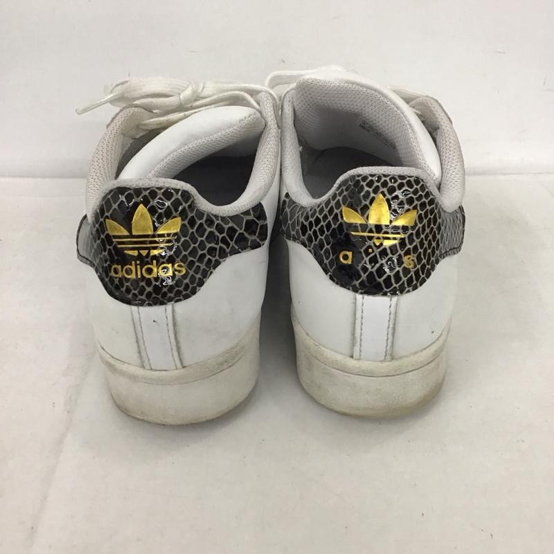 アディダスオリジナルス adidas originals スニーカー スニーカー FV3294 SUPER STAR 25cm スーパースター 25.0cm ロゴ、文字 白 / ホワイト /  レディース USED 古着 中古 10135279