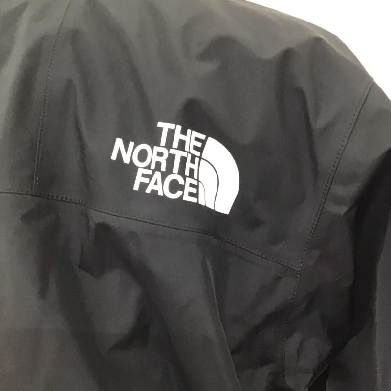 ザノースフェイス THE NORTH FACE ジャケット、上着 ジャンパー、ブルゾン np12135 マウンテンレインテックスジャケット ジップアップジャケット アウター L ロゴ、文字 黒 / ブラック /  メンズ USED 古着 中古 10114678