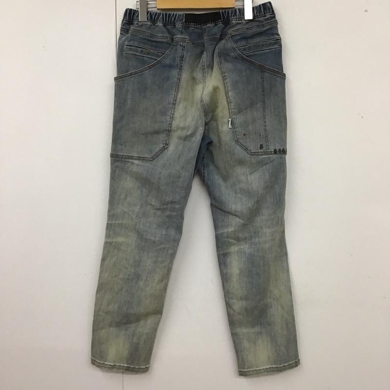 グリップスワニー GRIP SWANY パンツ デニム、ジーンズ GSP-99 NO.164 野外洋袴 ヒロシ特別モデル タグ付き FIELD DENIM PANTS M ダメージ加工 青 / ブルー /  メンズ USED 古着 中古 10117970
