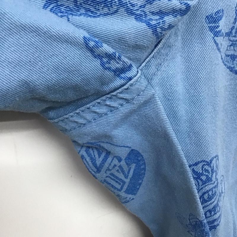 サンタクルーズ SANTA CRUZ パンツ ワークパンツ、ペインターパンツ M プリント 水色 / ライトブルー /  メンズ USED 古着 中古 10144873