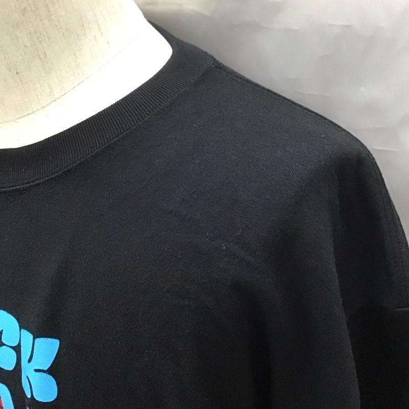 ハング HANG Tシャツ 半袖 プリント 黒 / ブラック /  メンズ USED 古着 中古 10111826