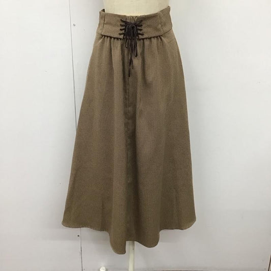 イング INGNI スカート ロングスカート ロングスカート フレアスカート カジュアルスカート M チェック マルチカラー / マルチカラー /  レディース USED 古着 中古 10118614