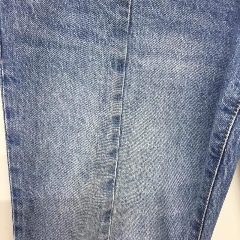 ローリーズファーム LOWRYS FARM パンツ デニム、ジーンズ LF524036AD 裾スリット L 無地 青 / ブルー /  レディース USED 古着 中古 10144646