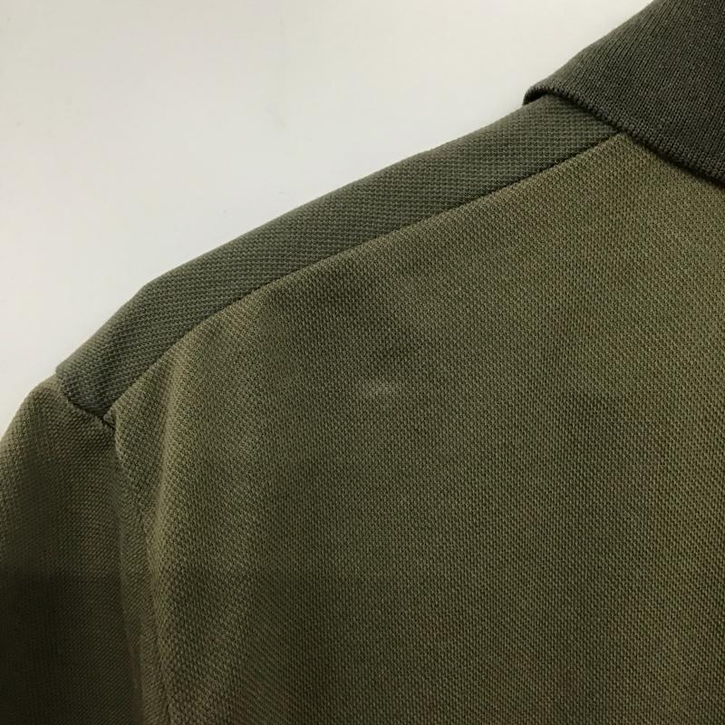 ユニクロ UNIQLO ポロシャツ 半袖 半袖ポロシャツ カラーシャツ 半袖カットソー S 無地 カーキ / カーキ /  メンズ USED 古着 中古 10140535