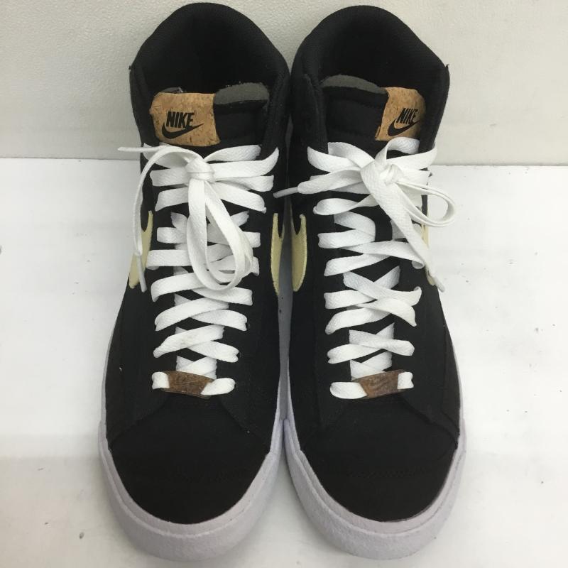 ナイキ NIKE スニーカー スニーカー Blazer Mid 77 Pomegranate ブレーザー ミッド ポムグラネイト CI1166-001 27.0cm 刺繍 黒 / ブラック /  メンズ USED 古着 中古 10108151
