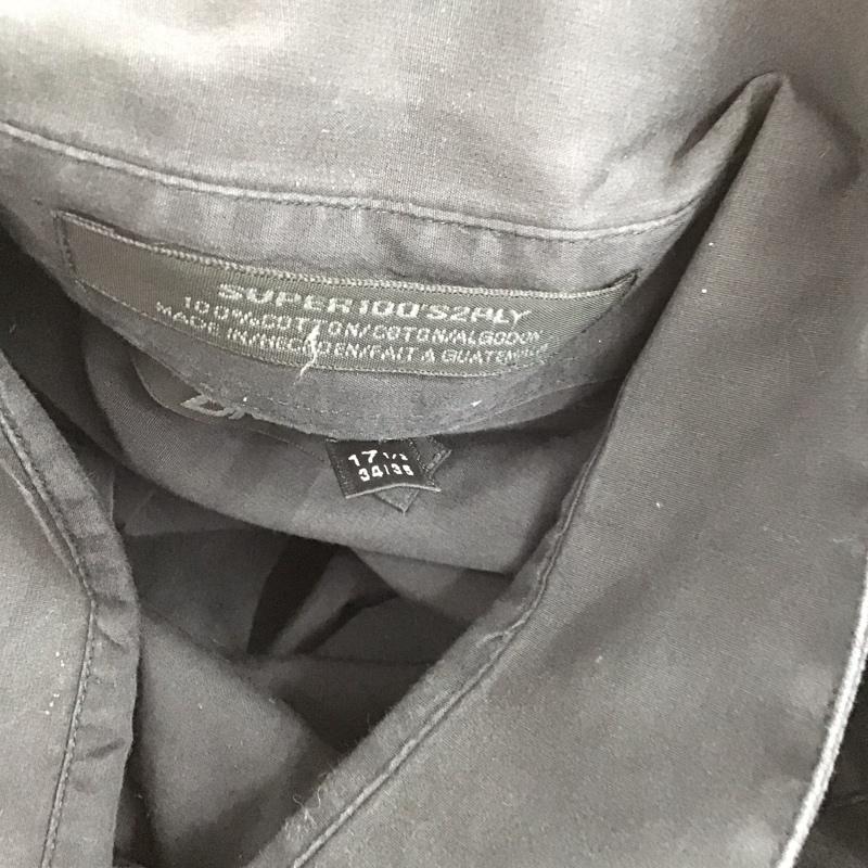 ディーケーエヌワイ DKNY シャツ、ブラウス 長袖 長袖 無地 黒 / ブラック /  メンズ USED 古着 中古 10106358