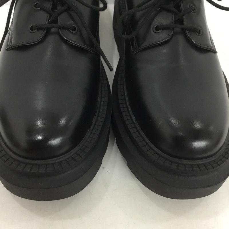 ジーユー GU カジュアルシューズ カジュアルシューズ 352514 チャンキーソールプレーントゥシューズ フェイクレザー 27cm UNDERCOVER 27.0cm 無地 黒 / ブラック /  メンズ USED 古着 中古 10139980