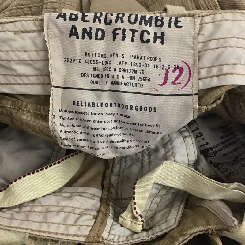 アバクロンビーアンドフィッチ ABERCROMBIE&FITCH パンツ ワークパンツ、ペインターパンツ ワイドパンツ カジュアルパンツ ワークパンツ ミリタリーパンツ L 無地 茶 / ブラウン /  メンズ USED 古着 中古 10139880