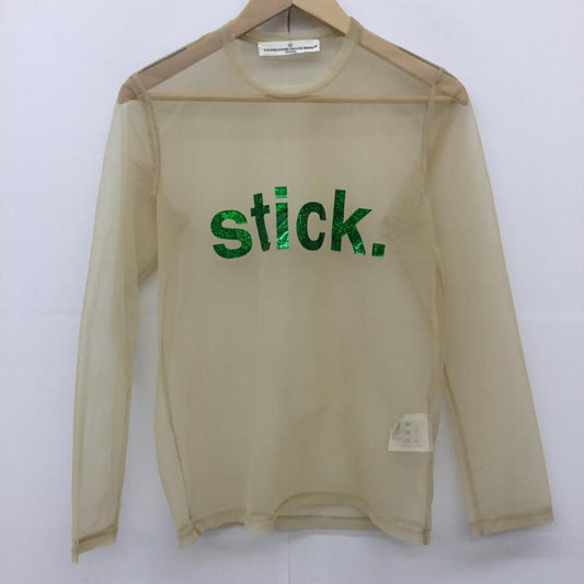 ゴールデングース GOLDEN GOOSE カットソー 長袖 S ロゴ、文字 ベージュ / ベージュ /  レディース USED 古着 中古 10144387