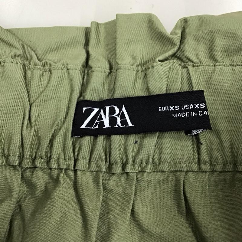 ザラ ZARA スカート ロングスカート 4432 851 505 フロントボタン XS 無地 カーキ / カーキ /  レディース USED 古着 中古 10118506