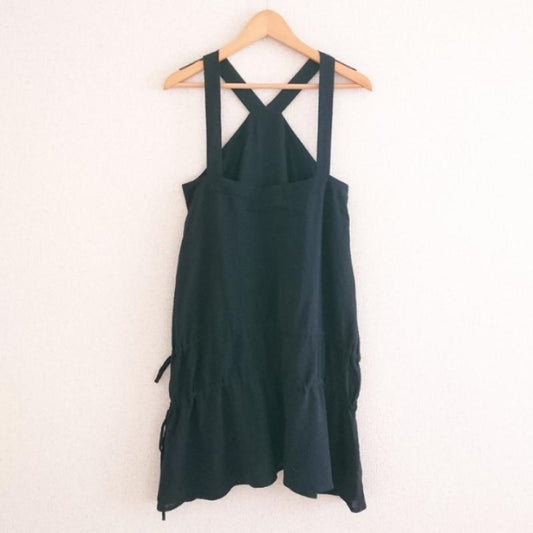 レイチェルコーミー Rachel Comey ワンピース ひざ丈スカート M 無地 黒 / ブラック /  レディース USED 古着 中古 10012177
