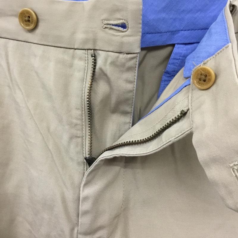 ブルックスブラザーズ BROOKS BROTHERS パンツ チノパン チノパン カジュアルパンツ ワイドパンツ ストレートパンツ 34 無地 ベージュ / ベージュ /  メンズ USED 古着 中古 10110004