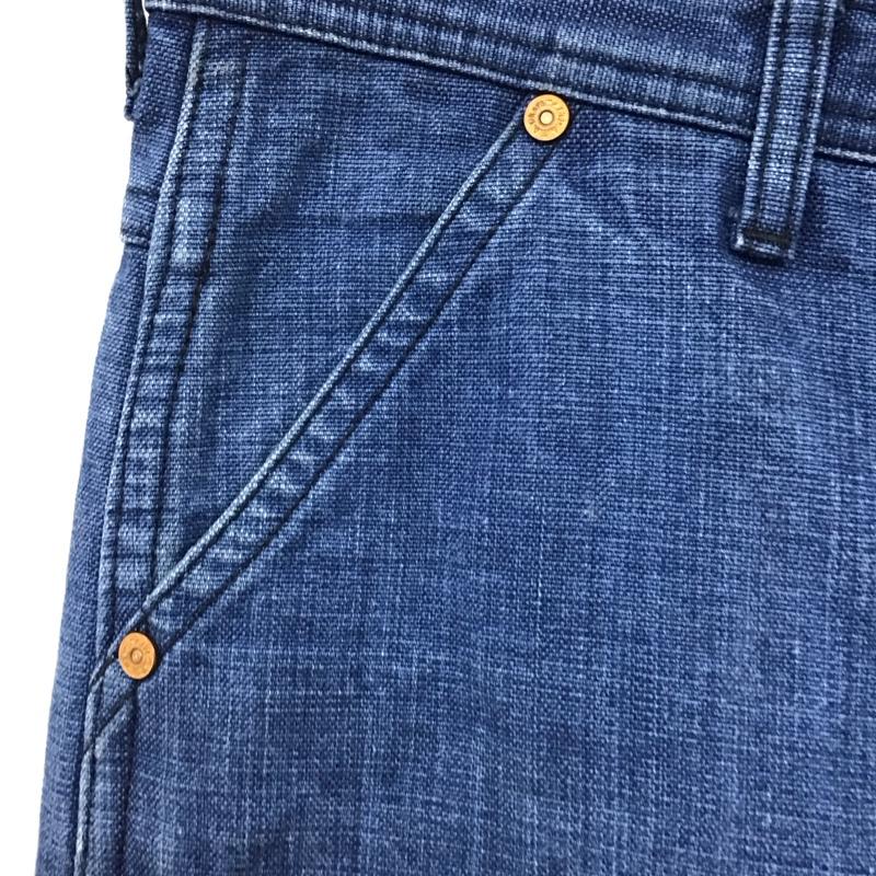 リポトレンタアンニ Ripo trenta anni パンツ デニム、ジーンズ デニムパンツ ストレートパンツ ワイドパンツ カジュアルパンツ L 無地 インディゴ / インディゴ /  メンズ USED 古着 中古 10119126