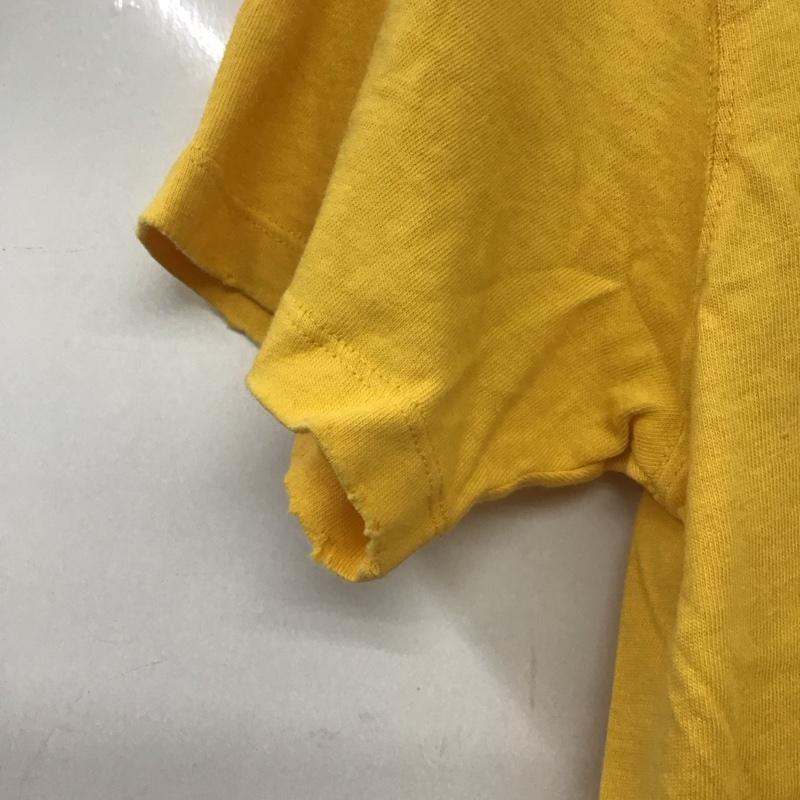 ナイキ NIKE Tシャツ 半袖 半袖カットソー プリントTシャツ クルーネックカットソー 古着 S プリント 黄 / イエロー /  メンズ USED 古着 中古 10144185