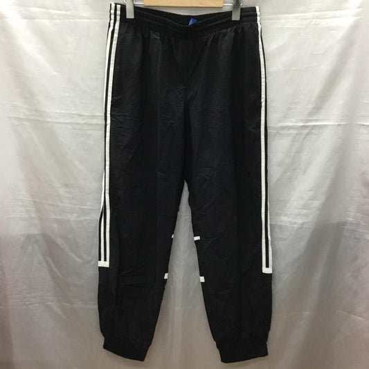 アディダス adidas ボトムス ボトムス BK5934 トラックパンツ WOVEN TRACK PANT スポーツウェア ロゴ、文字 黒 / ブラック /  メンズ USED 古着 中古 10121238