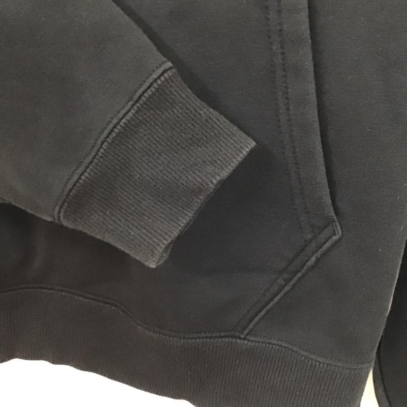 アディダス adidas パーカー 長袖 EC7305 Tech Pullover Hoodie Skateboarding 裏起毛 ロゴ、文字 黒 / ブラック /  メンズ USED 古着 中古 10143787