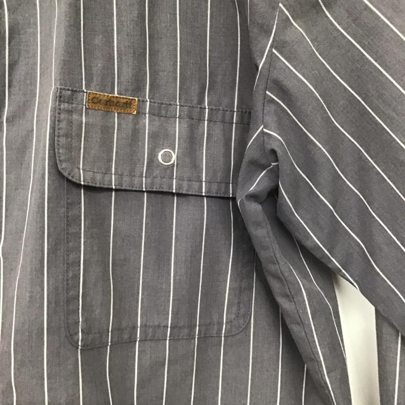 カーハート Carhartt シャツ、ブラウス 長袖 長袖シャツ ストライプシャツ カラーシャツ M ストライプ 灰 / グレー /  メンズ USED 古着 中古 10148056