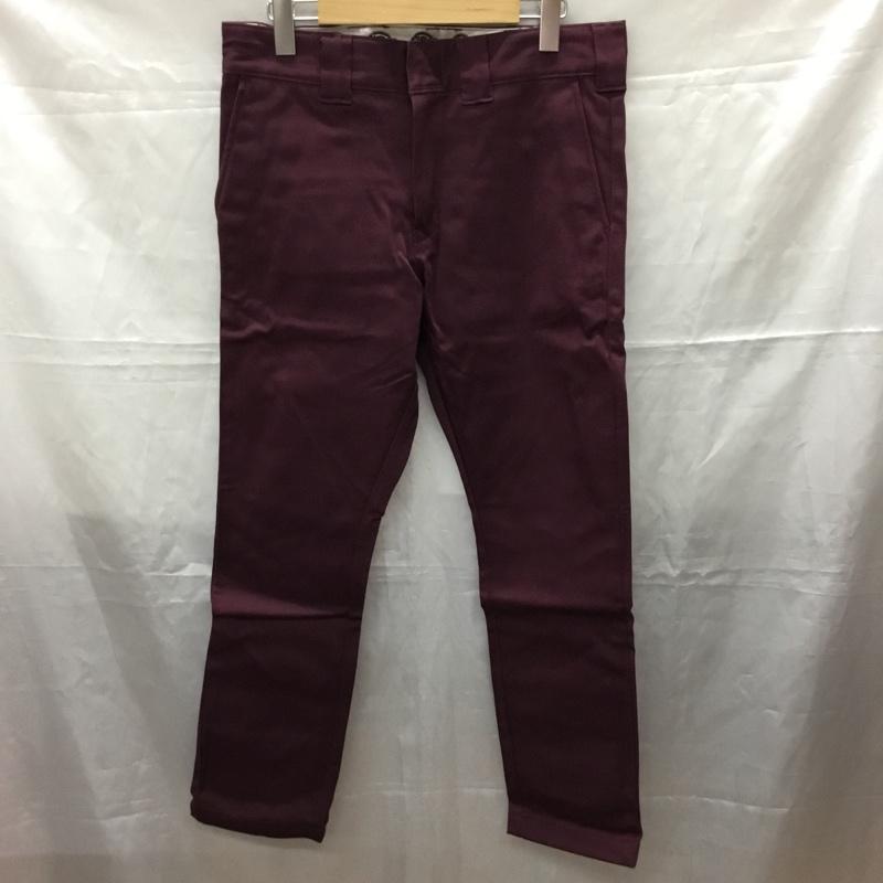 ディッキーズ Dickies パンツ ワークパンツ、ペインターパンツ 30インチ 無地 紫 / パープル /  メンズ USED 古着 中古 10111894