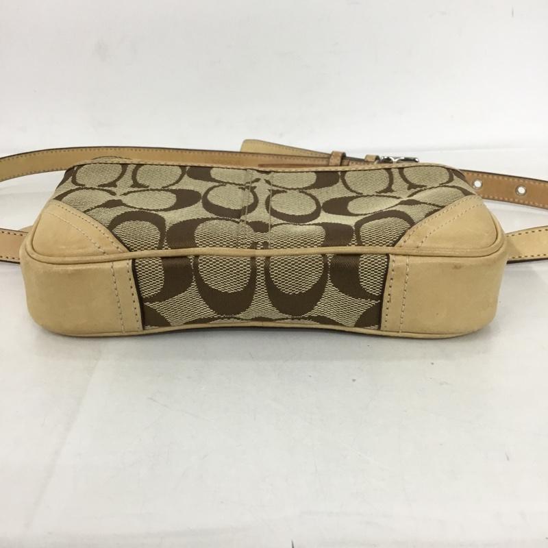 コーチ COACH ウエストバッグ ウエストバッグ ミニバッグ 総柄 ベージュ / ベージュ /  レディース USED 古着 中古 10129560
