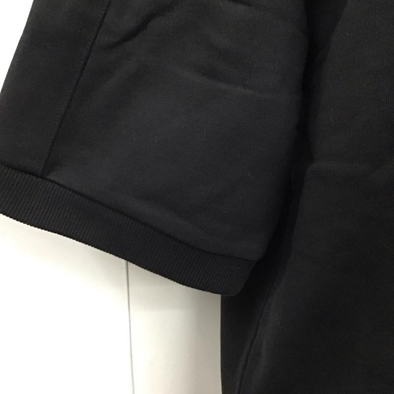 ディーゼル DIESEL カットソー 半袖 半袖カットソー プリントTシャツ クルーネックカットソー JUNINAGAWA L ロゴ、文字 黒 / ブラック /  メンズ USED 古着 中古 10120354