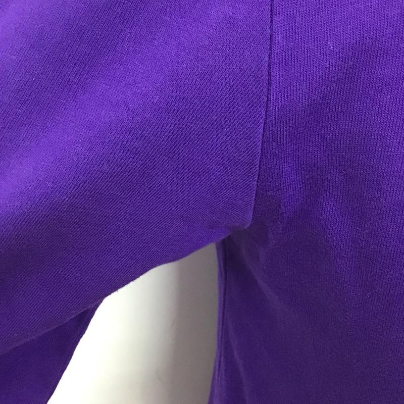 ポロラルフローレン POLO RALPH LAUREN カットソー 長袖 長袖カットソー プリントカットソー クルーネック L ロゴ、文字 紫 / パープル /  メンズ USED 古着 中古 10126220