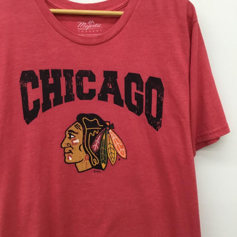 ユーズドクロージング used clothes Tシャツ 半袖 XXL キャラクター 赤 / レッド /  メンズ USED 古着 中古 10133847