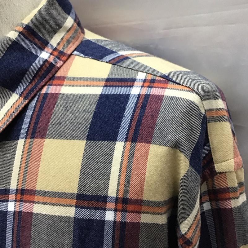 シップス SHIPS シャツ、ブラウス 長袖 111-15-0379 リラックスフィット レギュラーカラー ネルシャツ XL チェック マルチカラー / マルチカラー /  メンズ USED 古着 中古 10117023