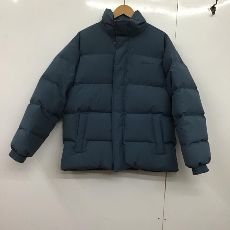 カーハート Carhartt ジャケット、上着 ダウンジャケット M 無地 青 / ブルー /  メンズ USED 古着 中古 10142166