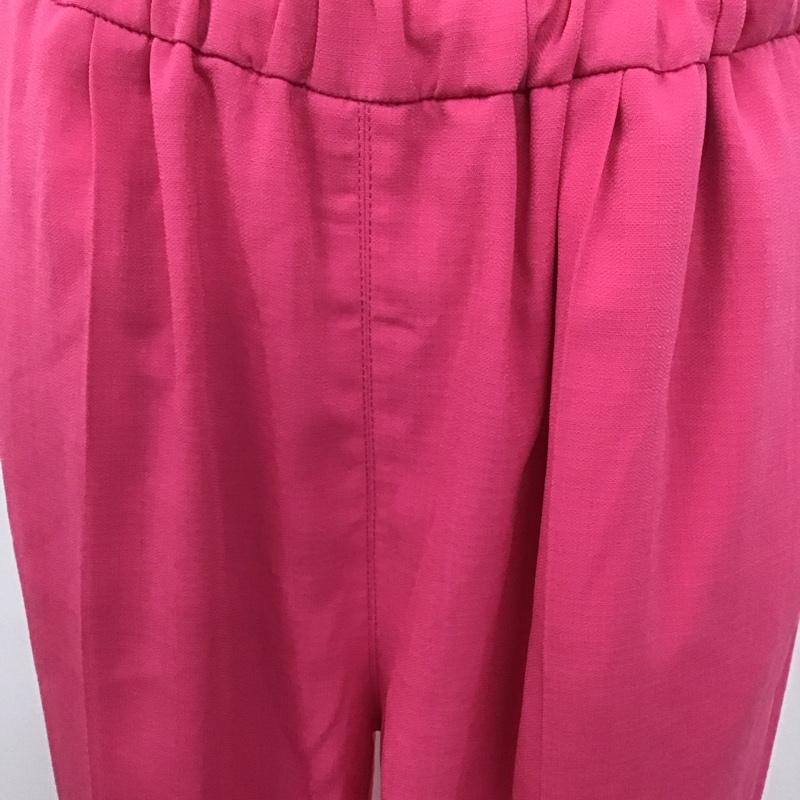 フリークスストア FREAK S STORE パンツ スラックス 222-3447 リネンライクセンタープレスイージーパンツ ワイドパンツ スラックスパンツ FREE 無地 桃 / ピンク /  レディース USED 古着 中古 10106611
