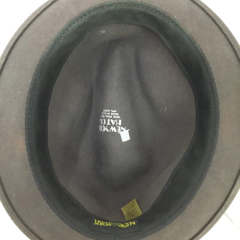 ニューヨークハット NEW YORK HAT 帽子 ハット WPL5923 ウールハット 無地 灰 / グレー /  メンズ USED 古着 中古 10136389
