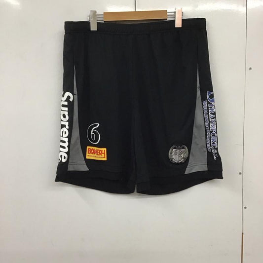 シュプリーム Supreme パンツ ショートパンツ 23AW Soccer Short サッカーショーツ XL ロゴ、文字 X プリント 黒 / ブラック /  メンズ USED 古着 中古 10134853