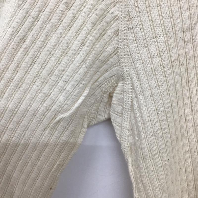 ナンバーナイン NUMBER (N)INE カットソー 長袖 長袖カットソー ヘンリーネックカットソー リブカットソー 3 無地 アイボリー / アイボリー /  メンズ USED 古着 中古 10137009