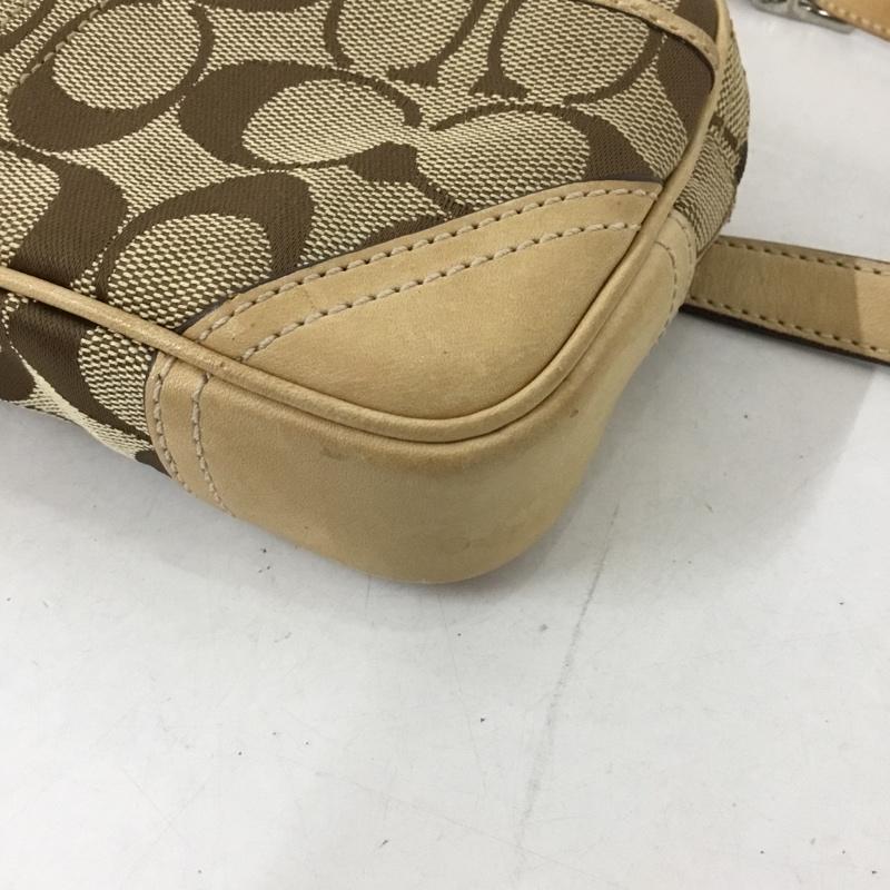 コーチ COACH ウエストバッグ ウエストバッグ ミニバッグ 総柄 ベージュ / ベージュ /  レディース USED 古着 中古 10129560