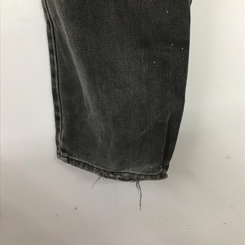 ゲス Guess パンツ デニム、ジーンズ デニムパンツ スリムパンツ カジュアルパンツ 30インチ ロゴ、文字 灰 / グレー /  メンズ USED 古着 中古 10143861