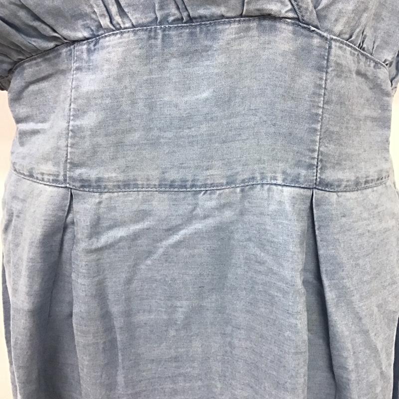 ザラ ZARA ワンピース ロングスカート S 無地 水色 / ライトブルー /  レディース USED 古着 中古 10107218