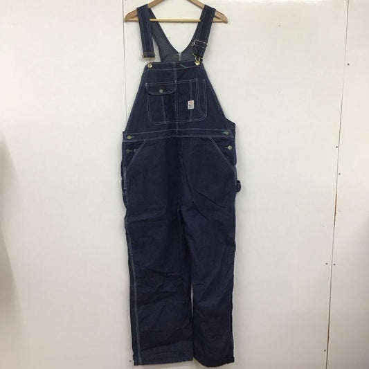 ポインター POINTER サロペット・オーバーオール サロペット、オーバーオール デニムオーバーオール オールインワン ワイドパンツ カジュアルパンツ 無地 インディゴ / インディゴ /  メンズ USED 古着 中古 10109151