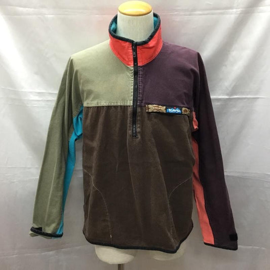 カブー KAVU ジャケット、上着 ジャケット、ブレザー プルオーバージャケット 長袖カットソー アウトドア アウター M ロゴ、文字 マルチカラー / マルチカラー /  メンズ USED 古着 中古 10108445