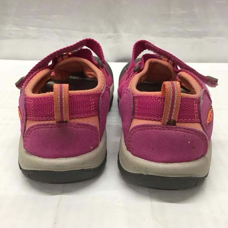 キーン KEEN シューズ シューズ 1014267 Newport H2 サンダル キッズ 20cm アウトドア 20.0cm ロゴ、文字 桃 / ピンク /  ガールズ USED 古着 中古 10115670