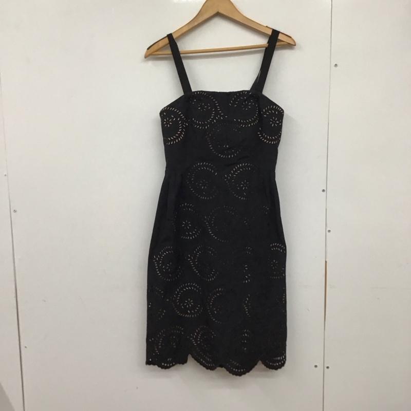 マークバイマークジェイコブス MARC by MARC JACOBS ワンピース ひざ丈スカート 0 無地 黒 / ブラック /  レディース USED 古着 中古 10130061