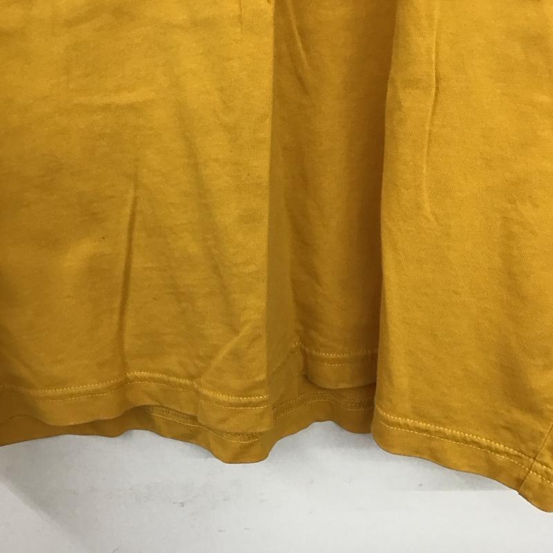 フレッドペリー FRED PERRY Tシャツ 半袖 M ロゴ、文字 マスタード / マスタード /  メンズ USED 古着 中古 10134512