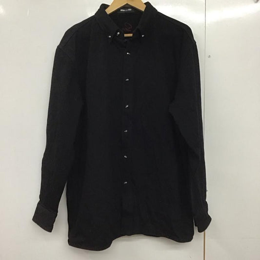 ウィンダンシー WIND AND SEA シャツ、ブラウス 長袖 wds-c-jrn-26-q1-sh-01 JERONSHIRT JeronBraxton 長袖シャツ L 無地 黒 / ブラック /  メンズ USED 古着 中古 10144483