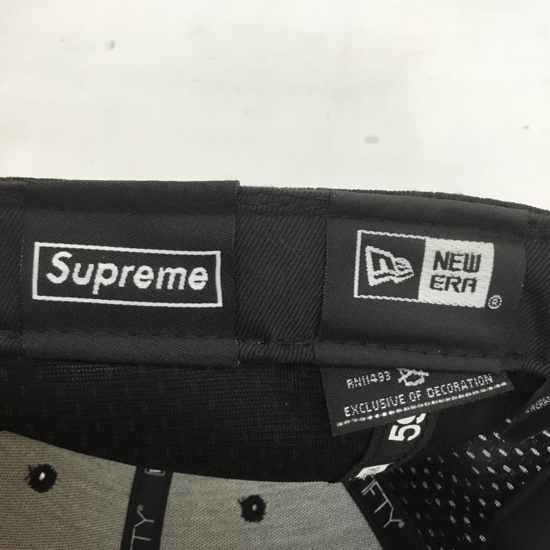シュプリーム Supreme 帽子 キャップ New Era ニューエラ 18SS Mesh Box Logo Cap ロゴ、文字 X 刺繍 黒 / ブラック /  メンズ USED 古着 中古 10105901