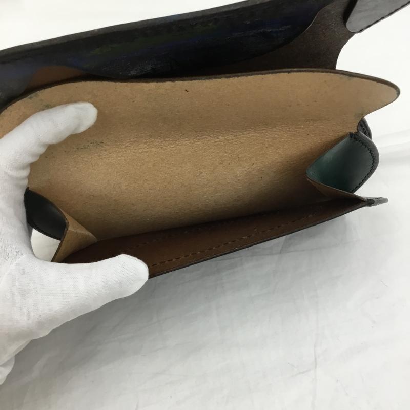ユーズドクロージング used clothes 財布 長財布 king of leather ロングウォレット01681 The Peafowl Wallet 総柄 青 / ブルー / X マルチカラー / マルチカラー /  メンズ USED 古着 中古 10124447