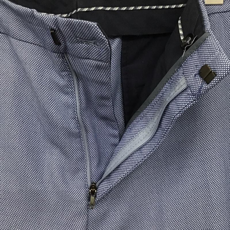 ザラ ZARA パンツ スラックス スラックスパンツ ワイドパンツ ストレッチパンツ 44 総柄 青 / ブルー /  メンズ USED 古着 中古 10129255