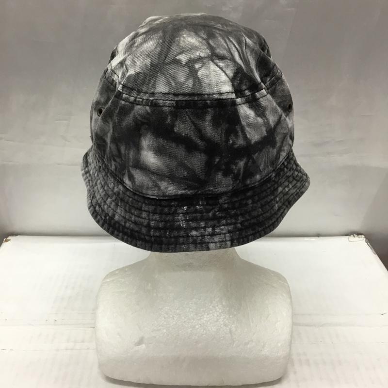 ノーコーヒー NO COFFEE 帽子 ハット バケットハット バケハ タイダイ ロゴ、文字 黒 / ブラック /  メンズ USED 古着 中古 10113982