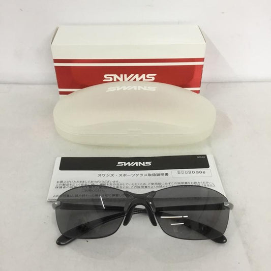 スワンズ Swans めがね・サングラス サングラス SALF-0051 偏光レンズモデル スポーツサンダル 箱有 ロゴ、文字 黒 / ブラック /  メンズ USED 古着 中古 10141075