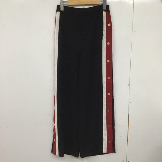 ザラウーマン ZARA WOMAN ボトムス ボトムス S 無地 黒 / ブラック / X 赤 / レッド /  レディース USED 古着 中古 10148501