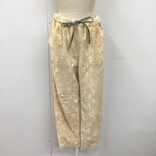 チチカカ TITICACA ボトムス ボトムス JWIBC340 テーパードパンツ ブロックプリント FREE 総柄 ベージュ / ベージュ /  レディース USED 古着 中古 10109460